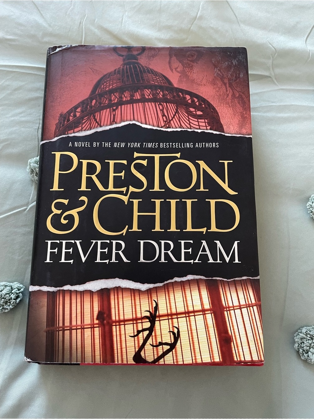 Preston & Child "Fever Dream" Hardcover Novel - Black & Red Cover